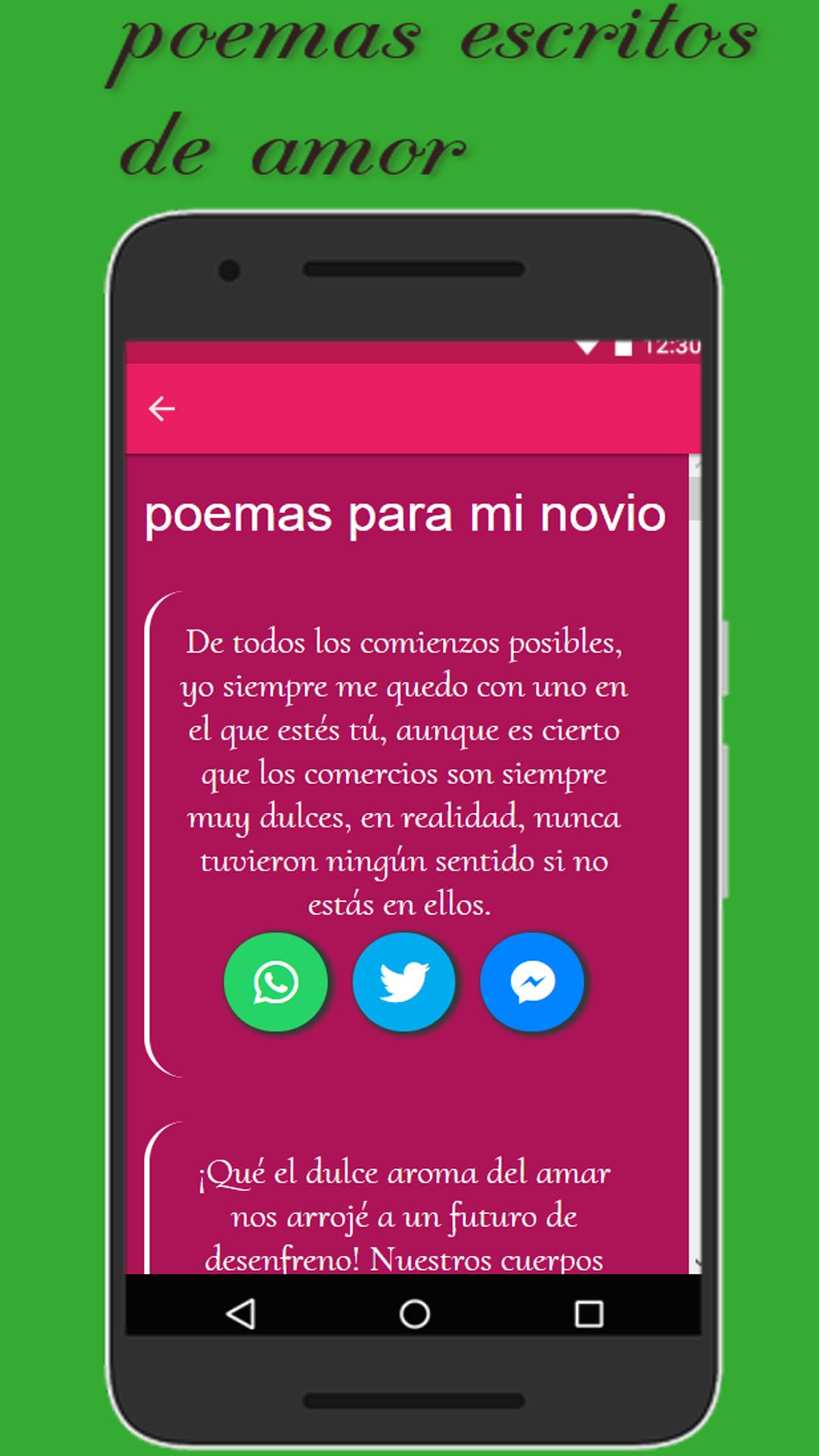 Poemas Escritos De Amor Pour Android Telechargez L Apk