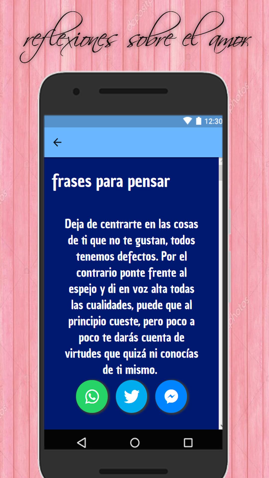 Descarga de APK de reflexiones sobre el amor para Android Descarga de APK de reflexiones sobre el amor para Android
