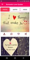 Romantic Love Quotes plakat