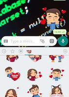 1 Schermata WAStickerApps -Lovers Stickers for WhatsApp