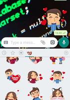 WAStickerApps -Lovers Stickers for WhatsApp ภาพหน้าจอ 1