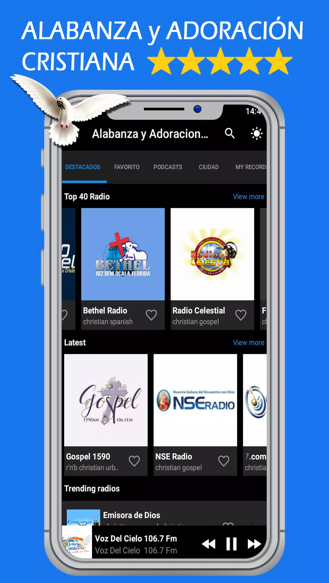 Alabanza y Adoración Cristiana APK pour Android Télécharger