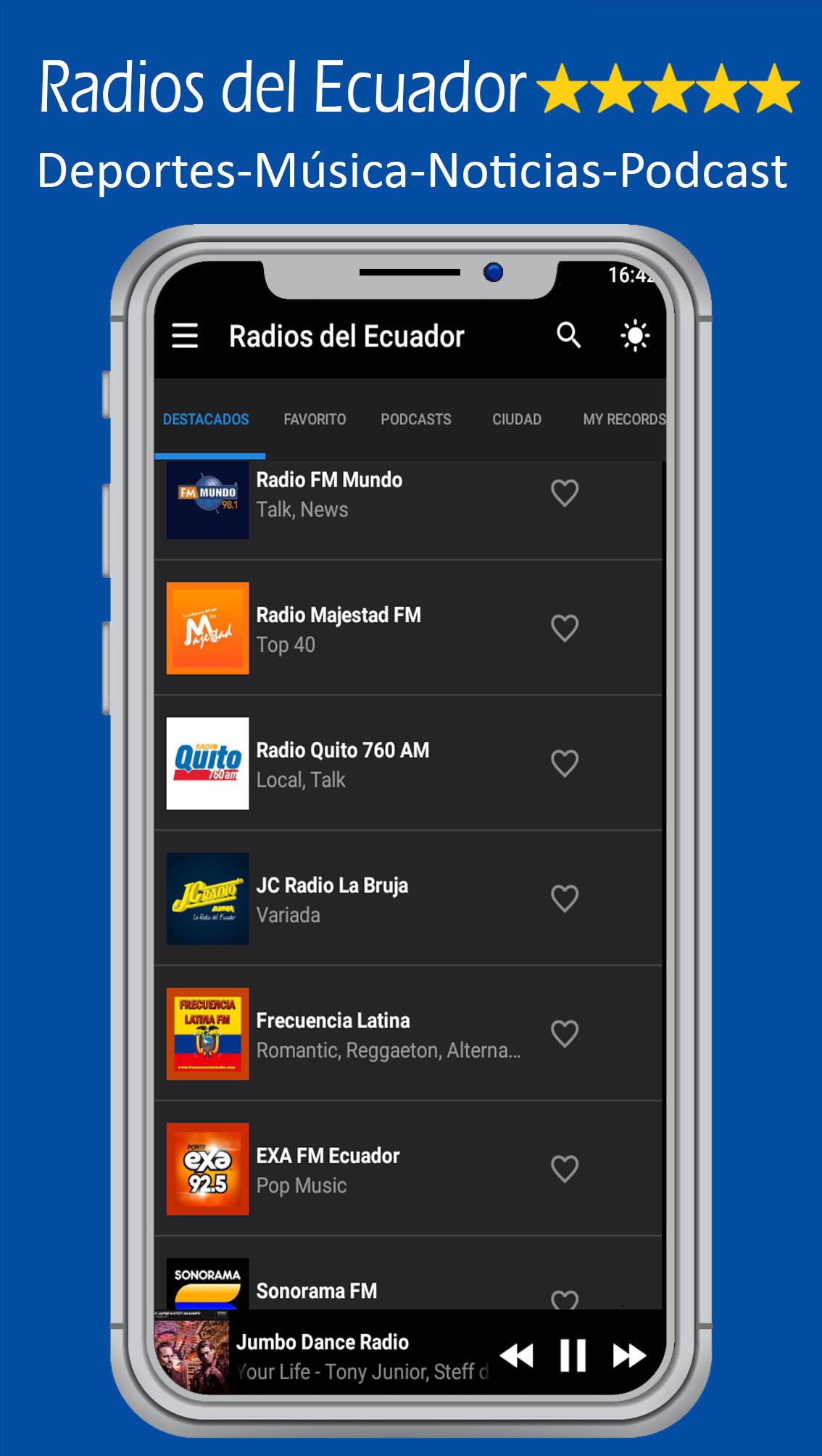 Radios del Ecuador APK للاندرويد تنزيل