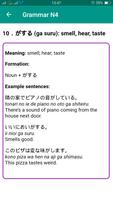 Japanese Grammar JLPT N4 capture d'écran 2
