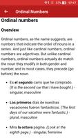 3 Schermata Spanish Grammar