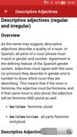 2 Schermata Spanish Grammar