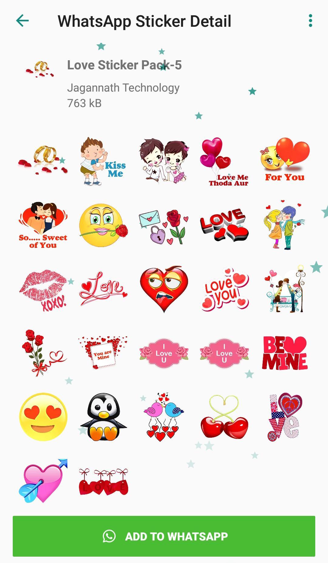  Love  Sticker  for WhatsApp  WAStickerApps for Android 