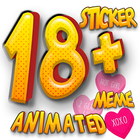 WA Sticker Animated Love 18+ icône