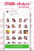 WAStickerApps : New Stickers Love Story Pack Affiche