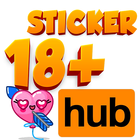 Sticker Love Romantic 18+ أيقونة