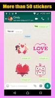 Love Romantic Stickers For WhatsApp poster