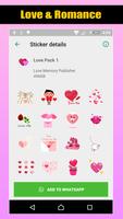 Love Romantic Stickers For WhatsApp imagem de tela 3