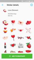 برنامه‌نما Love Sticker Packs For WhatsApp - WAStickerApps عکس از صفحه