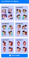 Love Story Stickers for Signal Messenger poster