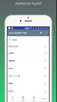 Love Stylish Text capture d'écran 1