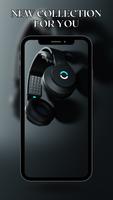 Black Wallpapers Dark HD 4K الملصق