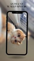 Cute Cat Wallpaper HD 4K capture d'écran 1