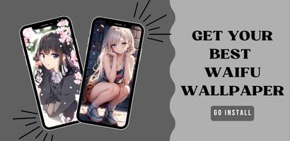 Waifu Anime Wallpaper HD 4K الملصق