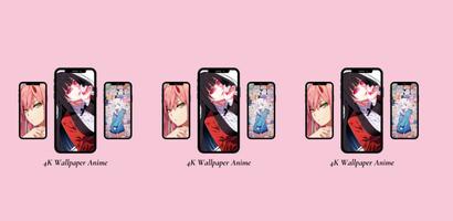 4K Wallpaper Anime - Cute Cool الملصق