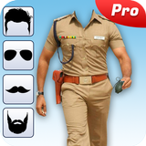 Man Police Suit Photo Editor: Police Uniform 2018 icône