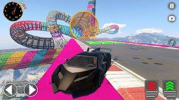 Mega Ramp Sports Car Stunt 3D capture d'écran 2