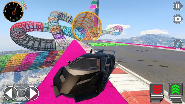 Screenshot 3 for Mega Ramp Sports Car Stunt 3D