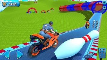2 Schermata Superhero Bike Stunt Games 3D