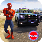 Superhero Cop Car: Police Stunt Racing أيقونة