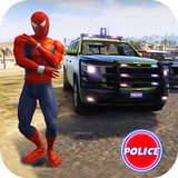 Superhero Cop Car: Police Stunt Racing biểu tượng