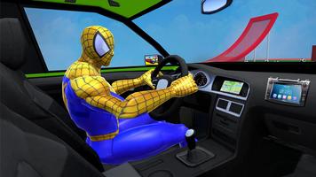 Superhero Cop Car: Police Stunt Racing captura de pantalla 1