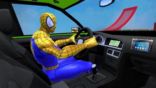 Superhero Cop Car: Police Stunt Racing screenshot 1