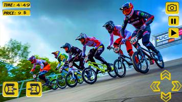 BMX Bicycle Rider Race Cycle الملصق