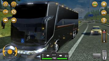 Modern Drive Bus Parking 3d syot layar 3