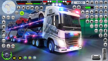 Police Car Cargo Truck Game capture d'écran 1