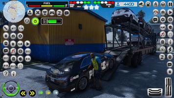 Police Car Cargo Truck Game capture d'écran 3