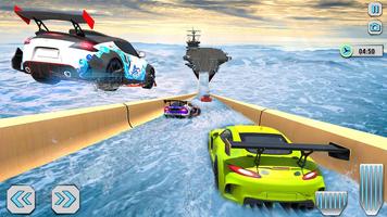 Extreme Water Car Surfer Racing Slide Stunts تصوير الشاشة 2
