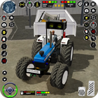 Big Tractor Driving Simulator icône
