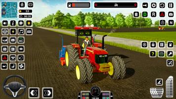 실제 트랙터 농업 게임 3D 포스터