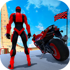 Superhero Bike Game Stunt Race icône