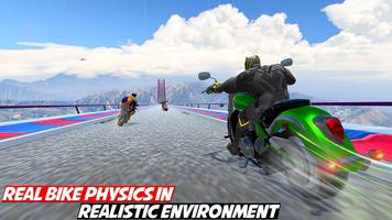 Superhero Bike Game Stunt Race screenshot 2