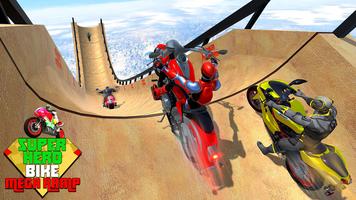 3 Schermata Superhero Bike Game Stunt Race