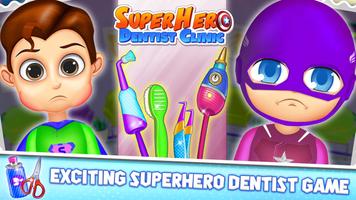 Superhero Dentist Doctor Games पोस्टर