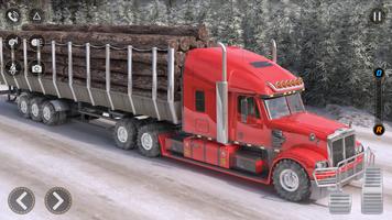 Mud Truck Driving Snow Game 海报