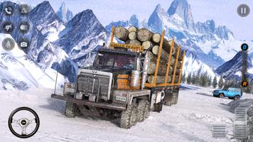 Mud Truck Driving Snow Game 截图 2