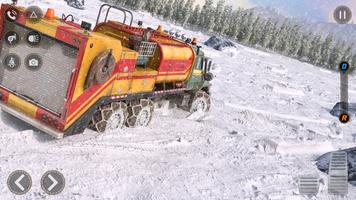 Mud Truck Driving Snow Game 截图 3