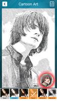 Cartoon Art, Pencil Sketch, Ca imagem de tela 1