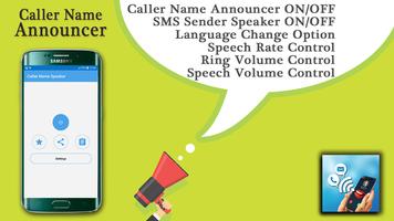 Call Announcer,Caller Id Name Announcer,SMS Reader screenshot 1