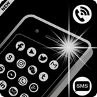 Flash on Call and SMS with LED TORCH and SOS light icon