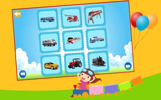 Learn vehicles for kids imagem de tela 2