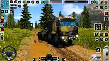オフロード陸軍トラックゲーム スクリーンショット 1